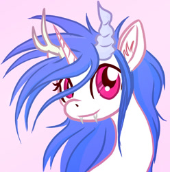 Size: 600x605 | Tagged: safe, artist:gingersnap913, ponerpics import, dj pon-3, vinyl scratch, draconequus, deleted from derpibooru, draconequified, simple background, solo, species swap
