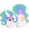 Size: 1280x1556 | Tagged: safe, artist:ladylullabystar, derpibooru import, princess celestia, alicorn, pony, chibi, simple background, solo, transparent background