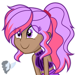 Size: 1478x1448 | Tagged: safe, artist:skyfallfrost, derpibooru import, oc, equestria girls, clothes, female, simple background, solo, transparent background