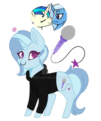 Size: 900x1080 | Tagged: safe, artist:firefox238, derpibooru import, dj pon-3, trixie, vinyl scratch, oc, magical lesbian spawn, offspring, parent:trixie, parent:vinyl scratch