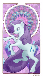 Size: 2452x4400 | Tagged: safe, artist:tim8i, derpibooru import, rarity, pony, unicorn, diamond, female, high res, jewelry, mare, solo