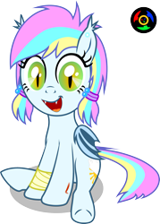 Size: 1815x2537 | Tagged: safe, artist:kyoshyu, derpibooru import, oc, oc:eclaircie clearing, bat pony, pony, female, filly, simple background, solo, transparent background, vector