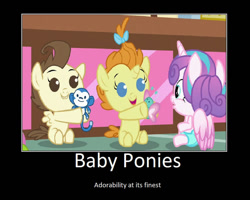 Size: 999x800 | Tagged: safe, artist:thejboy88, derpibooru import, edit, edited screencap, screencap, pound cake, princess flurry heart, pumpkin cake, pony, a flurry of emotions, baby, baby pony, motivational poster