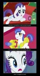 Size: 1098x2086 | Tagged: safe, artist:thejboy88, derpibooru import, edit, edited screencap, screencap, rarity, lesson zero, the crystal empire, comic, motivational poster, royal guard, screencap comic