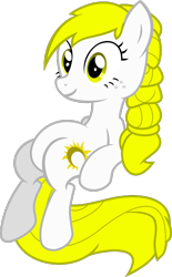 Size: 586x943 | Tagged: safe, artist:mysticdrivefim, derpibooru import, oc, oc only, oc:sun drop, earth pony, pony, earth pony oc, female, freckles, mare, meme, simple background, sitting, sitting lyra, smiling, solo, transparent background, vector