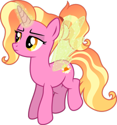 Size: 4010x4290 | Tagged: safe, artist:kojibiose, derpibooru import, luster dawn, pony, absurd resolution, artificial wings, augmented, magic, magic wings, simple background, solo, transparent background, wings