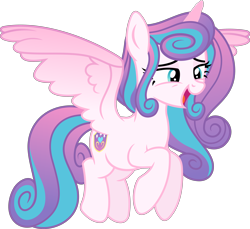 Size: 4624x4230 | Tagged: safe, artist:kojibiose, derpibooru import, princess flurry heart, pony, absurd resolution, older, simple background, solo, transparent background