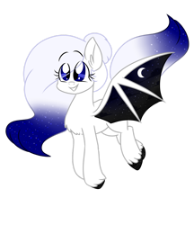 Size: 1280x1480 | Tagged: safe, artist:ladylullabystar, derpibooru import, oc, oc:twilight belle, bat pony, pony, female, mare, simple background, solo, transparent background