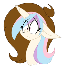 Size: 1670x1930 | Tagged: safe, artist:ladylullabystar, derpibooru import, oc, oc:lita sparkle, bust, female, mare, portrait, simple background, solo, transparent background