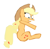 Size: 346x339 | Tagged: safe, artist:benpictures1, derpibooru import, applejack, earth pony, power ponies (episode), applejack's hat, clothes, cowboy hat, female, hat, inkscape, mare, vector