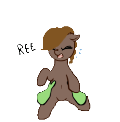 Size: 1088x1099 | Tagged: safe, artist:neuro, derpibooru import, oc, oc only, oc:anon, oc:honour bound, earth pony, pony, fanfic:everyday life with guardsmares, adorable distress, animated, cute, disembodied hand, everyday life with guardsmares, female, flailing, guardsmare, hand, holding a pony, mare, put me down, reeee, royal guard, simple background, solo focus, squirming, transparent background
