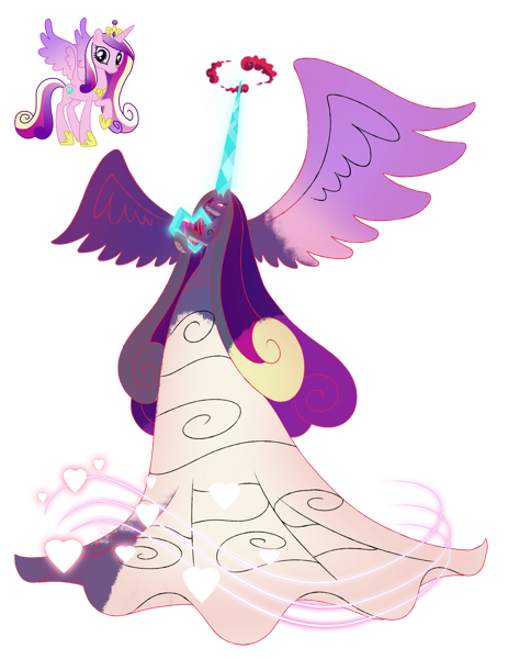 393735 - safe, princess cadance, alicorn, pony, dawn stone, evolution,  evolution chart, female, filly, magic, magic aura, mare, pokémon,  ponylution bundle, ultimate cadance - Derpibooru