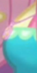 Size: 1920x3763 | Tagged: safe, derpibooru import, screencap, fluttershy, better together, costume conundrum, equestria girls, boobshot, breasts, cropped, geode of fauna, jewelry, magical geodes, necklace, pictures of chests, title card