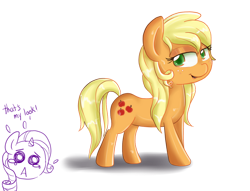 Size: 1024x784 | Tagged: safe, artist:scarletts-fever, derpibooru import, applejack, rarity, earth pony, pony, unicorn, alternate hairstyle, applejewel, loose hair, simple background, solo focus, transparent background