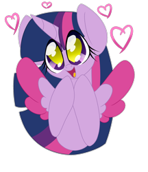 Size: 1670x1930 | Tagged: safe, artist:ladylullabystar, derpibooru import, twilight sparkle, twilight sparkle (alicorn), alicorn, pony, simple background, solo, transparent background, two toned wings, wings