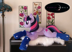 Size: 915x670 | Tagged: safe, artist:purplenebulastudios, derpibooru import, twilight sparkle, twilight sparkle (alicorn), alicorn, pony, clothes, irl, photo, plushie, prine, socks, solo