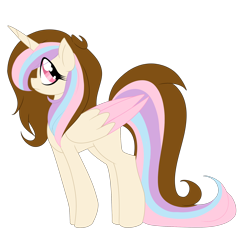 Size: 2050x2030 | Tagged: safe, artist:ladylullabystar, derpibooru import, oc, oc:lita sparkle, alicorn, pony, female, mare, simple background, solo, transparent background, two toned wings, wings