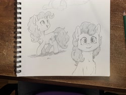 Size: 4032x3024 | Tagged: safe, artist:lost marbles, derpibooru import, pinkie pie, earth pony, pony, pencil drawing, photo, traditional art