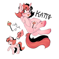 Size: 2560x2560 | Tagged: safe, artist:kattrilogy, derpibooru import, oc, oc only, pony, unicorn, simple background, solo, tongue, tongue out, white background