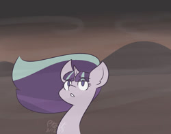 Size: 1024x807 | Tagged: safe, artist:randythealicorn, derpibooru import, starlight glimmer, pony, unicorn, the cutie re-mark, alternate timeline, ashlands timeline, barren, doodle, female, implied genocide, mare, post-apocalyptic, s5 starlight, solo, wasteland