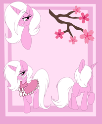 Size: 1670x2030 | Tagged: safe, artist:ladylullabystar, derpibooru import, oc, oc:sakura, pony, unicorn, female, mare, solo