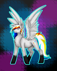 Size: 4000x5000 | Tagged: safe, derpibooru import, oc, oc only, oc:agressive wings, pegasus, pony, wings