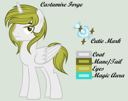 Size: 1280x1008 | Tagged: safe, artist:lominicinfinity, derpibooru import, oc, oc:castamire forge, alicorn, pony, male, reference sheet, simple background, solo, stallion