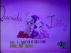 Size: 768x576 | Tagged: safe, artist:grandescartoons, derpibooru import, dear tabby, my little pony: pony life, discovery kids logo, titlecard, vhs