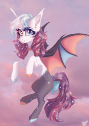 Size: 900x1280 | Tagged: safe, artist:jsunlight, derpibooru import, bat pony, pony, digital art, solo