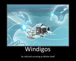 Size: 1075x860 | Tagged: safe, artist:thejboy88, derpibooru import, edit, edited screencap, screencap, windigo, hearth's warming eve (episode), demotivational poster, meme