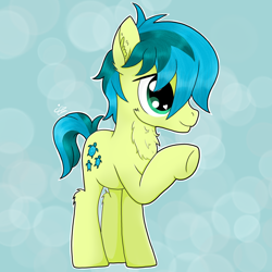 Size: 900x900 | Tagged: safe, artist:splashofsweet, derpibooru import, sandbar, earth pony, pony, chest fluff, cute, ear fluff, ears, heart eyes, male, neck fluff, sandabetes, solo, wingding eyes