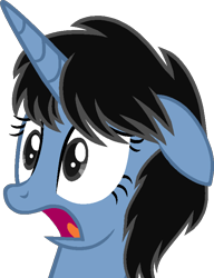 Size: 633x824 | Tagged: safe, artist:guruyunus17, derpibooru import, oc, oc only, oc:siti shafiyyah, pony, unicorn, base used, ears, female, floppy ears, indonesia, mare, open mouth, sad, simple background, solo, transparent background, vector