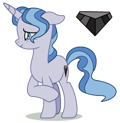 Size: 1228x1256 | Tagged: safe, artist:venomous-cookietwt, derpibooru import, oc, oc:dark design, pony, unicorn, male, offspring, parent:fancypants, parent:princess luna, simple background, solo, stallion, transparent background