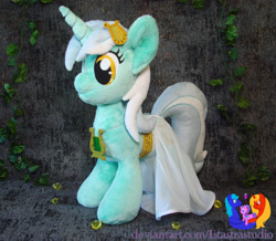 Size: 2641x2304 | Tagged: safe, artist:1stastrastudio, derpibooru import, lyra heartstrings, pony, unicorn, clothes, dress, irl, photo, plushie, solo