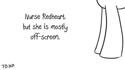 Size: 1200x675 | Tagged: safe, artist:pony-berserker, derpibooru import, nurse redheart, pony-berserker's twitter sketches, offscreen character