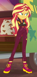 Size: 400x831 | Tagged: safe, derpibooru import, screencap, sunset shimmer, equestria girls, equestria girls series, sunset's backstage pass!, spoiler:eqg series (season 2), cropped, solo