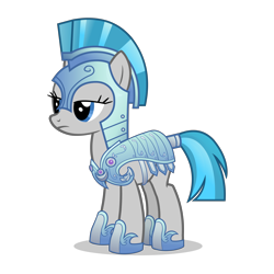 Size: 8192x8192 | Tagged: safe, artist:anonymous, oc, oc only, crystal pony, pony, absurd resolution, armor, crystal guard, crystal guard armor, female, flash asset, guardsmare, helmet, lidded eyes, mare, royal guard, solo