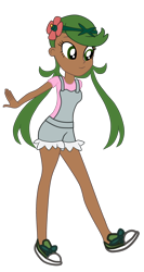 Size: 1470x2753 | Tagged: safe, artist:gmaplay, derpibooru import, oc, oc:mallow leaf, equestria girls, converse, equestria girls-ified, mallow, pokémon, shoes, solo