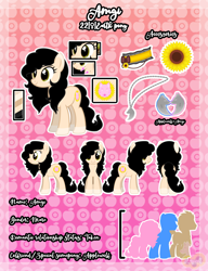 Size: 1600x2086 | Tagged: safe, artist:amgiwolf, derpibooru import, oc, oc only, oc:amgi, earth pony, pony, earth pony oc, eyelashes, jewelry, male, necklace, reference sheet, silhouette, smiling, stallion