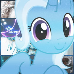 Size: 800x800 | Tagged: safe, artist:froggykinz, derpibooru import, trixie, pony, unicorn, collage, cute, diatrixes, female, mare, solo