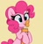 Size: 4018x4096 | Tagged: safe, artist:kittyrosie, derpibooru import, pinkie pie, bird, earth pony, pony, chips, cute, diapinkes, duckface, female, food, foodplay, hoof hold, mare, potato chips, pringles, silly, solo