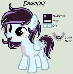 Size: 1280x1298 | Tagged: safe, artist:lominicinfinity, derpibooru import, oc, oc:dawnfall, pegasus, colt, male, reference sheet, simple background, solo