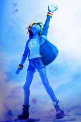 Size: 1280x1926 | Tagged: safe, artist:crosslineanimator, derpibooru import, rainbow dash, equestria girls, clay, irl, photo, photomanipulation, plasticine