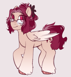 Size: 817x883 | Tagged: safe, artist:crimmharmony, derpibooru import, oc, oc only, oc:crimm harmony, pegasus, pony, glasses, solo