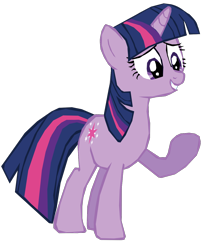 Size: 1280x1429 | Tagged: safe, artist:benpictures1, part of a set, twilight sparkle, unicorn twilight, pony, unicorn, dragon quest, cute, female, inkscape, simple background, solo, teeth, transparent background, twiabetes, vector