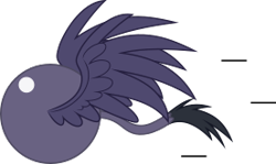 Size: 276x165 | Tagged: safe, artist:mega-poneo, derpibooru import, georgia (character), griffon, ball, crossover, rolling, simple background, solo, sonic the hedgehog (series), spin dash, spread wings, transparent background, wings