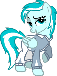 Size: 340x455 | Tagged: safe, artist:pegasski, derpibooru import, oc, oc only, pegasus, pony, base used, bedroom eyes, eyelashes, female, grin, mare, palindrome get, pegasus oc, simple background, smiling, solo, transparent background, wings