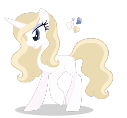 Size: 1400x1300 | Tagged: safe, artist:magicuniclaws, derpibooru import, oc, oc only, pony, unicorn, female, mare, offspring, parent:fleur-de-lis, parent:prince blueblood, simple background, solo, transparent background