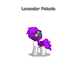 Size: 400x400 | Tagged: safe, derpibooru import, oc, oc only, oc:lavender petunia, pegasus, pony, clothes, pegasus oc, pixel art, pony town, simple background, solo, transparent background, wings