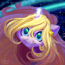 Size: 2260x2275 | Tagged: safe, artist:teaflower300, derpibooru import, oc, oc only, pony, unicorn, looking at you, solo